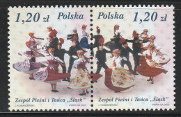 POLOGNE - N°3827/8 ** (2003) Danses - Nuovi