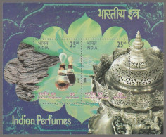 India Indian Perfumes (Agar Wood) 2019 Miniature Sheet Mint Good Condition Back Side Also (pms206) - Unused Stamps