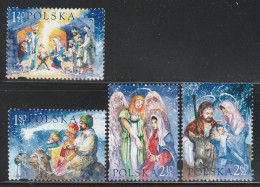 POLOGNE - N°3834/7 ** (2003) Noël - Unused Stamps
