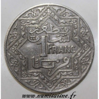 MAROC - Y 36 - 1 FRANC 1921 - AH 1339 - TTB - Maroc