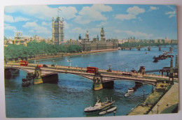 ROYAUME-UNI - ANGLETERRE - LONDON - Lambeth Bridge And Houses Of Parliament - 1969 - Houses Of Parliament