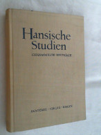 Hansische Studien. Heinrich Sproemberg Zum 70. Geburtstag.  Band 8 - Sonstige & Ohne Zuordnung