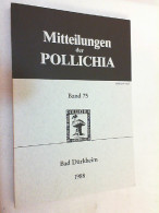 Mitteilungen Der Pollichia , Band 75 - Otros & Sin Clasificación