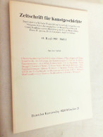 Zeitschrift Für Kunstgeschichte; 45. Band 1982, Heft 1 - Kunstführer