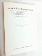 Zeitschrift Für Kunstgeschichte; 43. Band 1980, Heft Bibliographischer Teil - Kunstführer