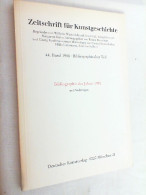 Zeitschrift Für Kunstgeschichte; 44. Band 1981, Bibliographischer Teil - Kunst