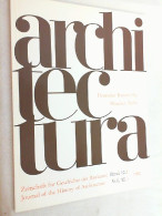 Architectura : Zeitschrift Für Geschichte Der Baukunst Band 10.1  1980 - Architektur