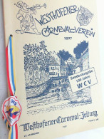 Westhofener Carneval Verein - Sonderausgabe 100 Jahre WCV - Sonstige & Ohne Zuordnung