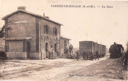 LORREZ-le-BOCAGE (Seine-et-Marne) - La Gare - Train - Lorrez Le Bocage Preaux