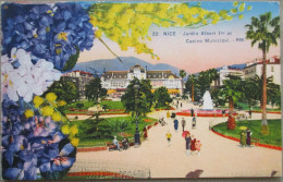 FRANCE NICE CASINO MUNICIPAL ALBERT GARDENS AK CP PC CARTE POSTALE ANSICHTSKARTE POSTCARD CARD KARTE CARTOLINA POSTKARTE - Brumath