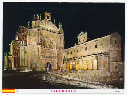 CPSM / CPM Dentelée10.5 X 15 Espagne (139) SALAMANCA  Salamanque San Esteban, Nocturne. - Salamanca