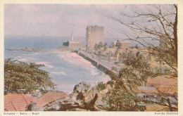 Brazil -Salvador , Bahia - Avenida Oceanica Old Postcard Lighthouse - Salvador De Bahia