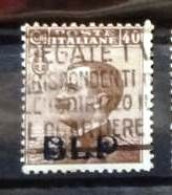 ITALIA REGNO B.L.P. BUSTE LETTERE POSTALI - SASS. 4 - 40c. Bruno 1° Tipo - Usato  - Una Selezione Di Offerte - Francobolli Per Buste Pubblicitarie (BLP)