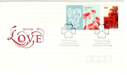 Australia 2009 With Love ,FDI - Postmark Collection