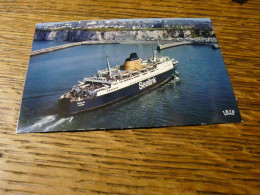 C P S M Ferry  Bateau " Senlac   " Sealink Dieppe Le Port 1973 Brest Bretagne - Ferries