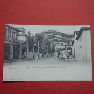 FIESOLE SAN DOMENICA LA PIAZZA CON LA CHIESA - Andere & Zonder Classificatie