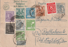 Allemagne Zone AAS Entier Postal Nussdorf 1948 - Enteros Postales