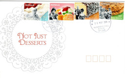 Australia 2009 Not Just Dessert Self-adhesive, FDC - Postmark Collection