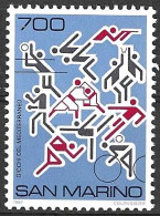SAN MARINO - 1987 - GIOCHI DEL MEDITERRANEO -  NUOVO MNH** ( YVERT 1168 - MICHEL 1373 - SS 1213) - Unused Stamps