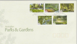 Australia 2009 Parks & Gardens FDC - Poststempel