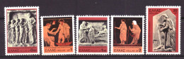 Griekenland / Greece / Griechenland 1258 T/m 1262 MH * (1977) - Unused Stamps