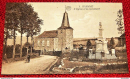 WANNE  -  L"Eglise Et Le Monument - Trois-Ponts