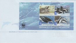 Australia 2009 Dolphins MS FDC - Poststempel