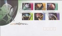 Australia 2009 Micromonsters Set 6 FDC - Poststempel