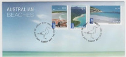 Australia 2010  Australian Beaches FDC - Postmark Collection
