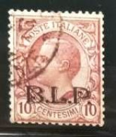 ITALIA REGNO B.L.P. BUSTE LETTERE POSTALI - SASS. 5 - 10c. Rosa - Usato - Timbres Pour Envel. Publicitaires (BLP)