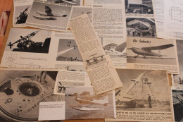 Lot De 92 G D'anciennes Coupures De Presse Diverses Sur L'aéronautique Canadienne Des Années 1960 - Fliegerei