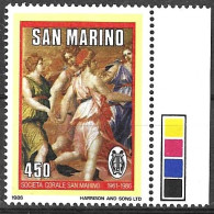 SAN MARINO - 1986 - 29° CORALE SAN MARINO -  NUOVO MNH** ( YVERT 1143 - MICHEL 1349 - SS 1190) - Unused Stamps