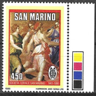 SAN MARINO - 1986 - 29° CORALE SAN MARINO -  NUOVO MNH** ( YVERT 1143 - MICHEL 1349 - SS 1190) - Neufs