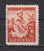 Timbre Neuf* De Slovaquie De 1939 N°52 MNG - Neufs