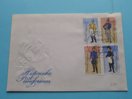 HISTORISCHE POST-UNIFORMEN 4-2-1986 ( Sehen SCAN ) FDC Enveloppe DDR ! - 1981-1990