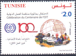 2019- Tunisie - 2019- Tunisie - Centenaire De L’Organisation Internationale Du Travail- OIT- 1V MNH***** - OIT