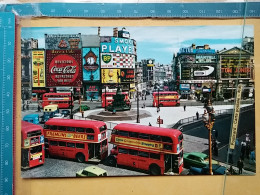 KOV 540-32 - LONDON, England, Bus, Autobus, Coca Cola - Piccadilly Circus