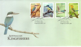 Australia 2010  Australian Kingfishers,First Day Cover - Marcofilia