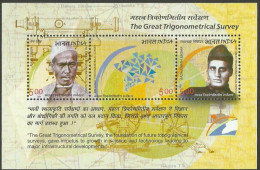 India Trigonometry 2004 Miniature Sheet Mint Good Condition Back Side Also (pms26) - Unused Stamps