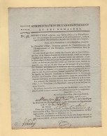 Enregistrement Des Domaines - Instruction Generale 98 - 20 Brumaire An 11 - Biens Echus De La Republique - Sarthe - Documents Historiques