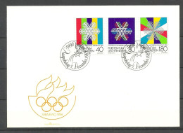 LIECHTENSTEIN 1984 Michel 834 - 836 FDC Olympic Games Sarajevo Olympische Spiele - Inverno1984: Sarajevo