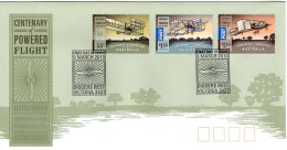 Australia 2010  Centenary Of Powered Flight ,FDI - Postmark Collection