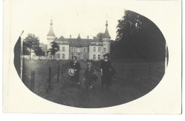 Belgique  -  Ressaix  - Chateau De La Hutte -  Baron Evenee Coppee -  Carte Photo - Binche