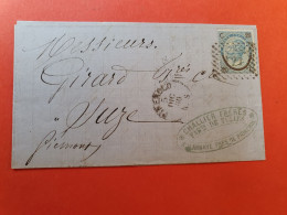 Italie - Lettre Avec Texte De L'Abbaye De Pignerol Pour Suze En 1866 - J 407 - Poststempel