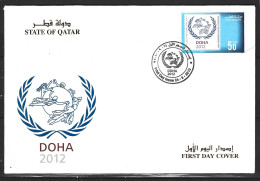 QATAR. N°972 De 2010 Sur Enveloppe 1er Jour (FDC). UPU. - Qatar