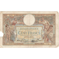 France, 100 Francs, 1938, U.60512 234, AB+, Fayette:24.15, KM:78c - 100 F 1908-1939 ''Luc Olivier Merson''