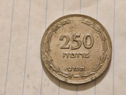Israel-Coins-(1948-1957)-250 PRUTA-Hapanka 19-(1949)-(14)-תש"ט-NIKEL-good - Israël