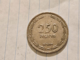 Israel-Coins-(1948-1957)-250 PRUTA-Hapanka 19-(1949)-(16)-תש"ט-NIKEL-good - Israël