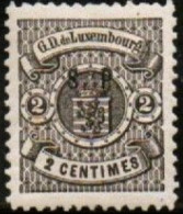 Luxembourg , Luxemburg ,1881 - 1884, MI 28 I , FREIMARKE  S.P.   SERRE, UNGEBRAUCHT, CHARNIERE - Servizio