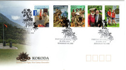 Australia 2010 Kokoda Australia And Papua New Guinea Remember,FDI - Marcophilie